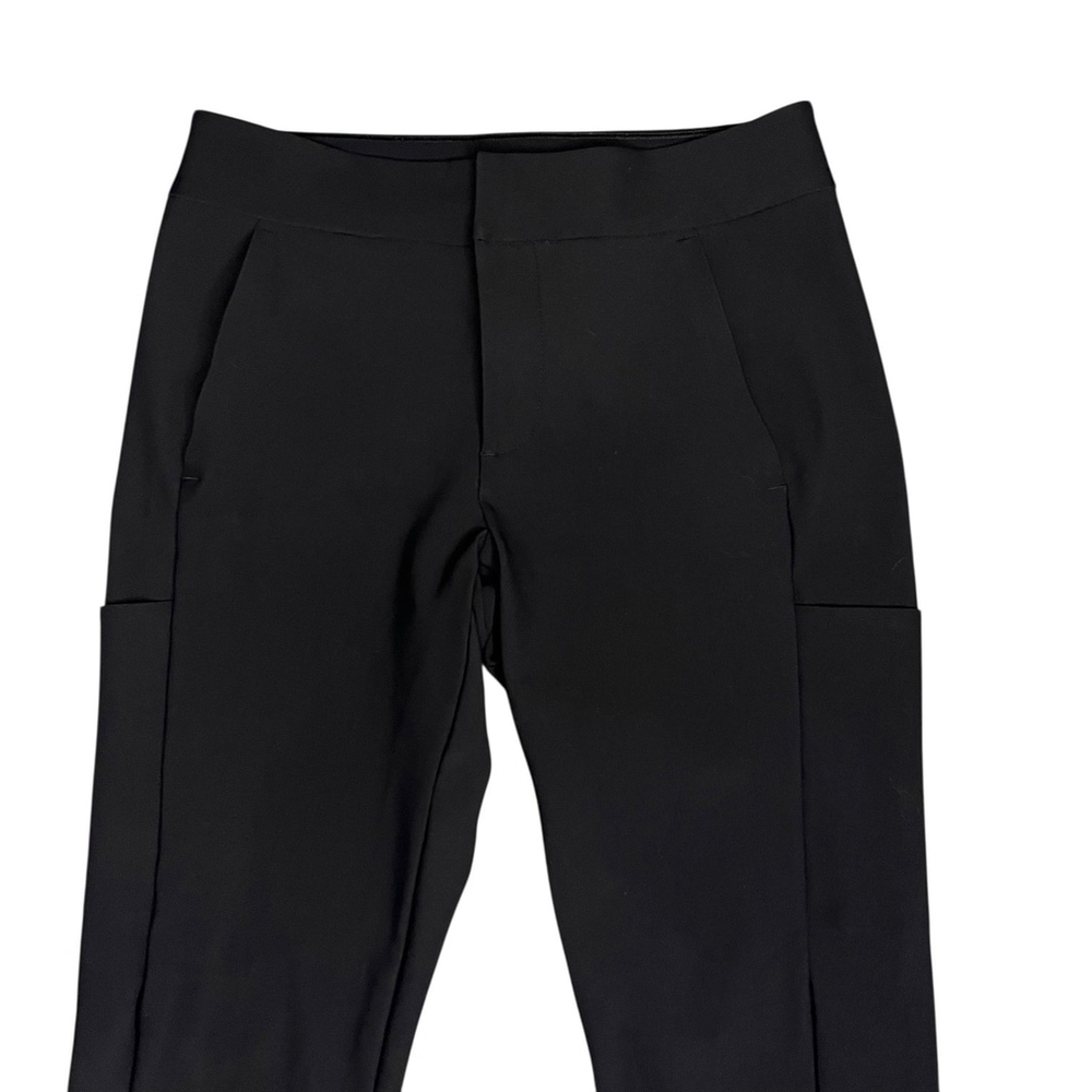 Athleta Stellar Trouser Black Flat Front Stretch Ankle Pants Size 4 - Picture 6 of 10